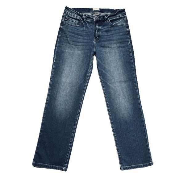 KanCan High Rise Ankle Straight Jeans 9/28 Blue Stretch Junior Measure 30 x 26.5 - Picture 1 of 7